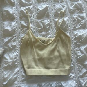 White crop top